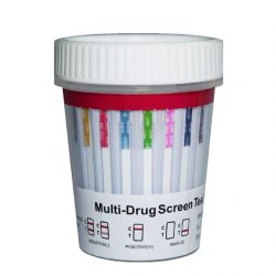 Round Cup 13 Multi Drug Test AMP/BAR/BUP/BZO/COC/K2/KET/MET/MTD/OPI/PCP/TCA/THC (25 Test Pack)